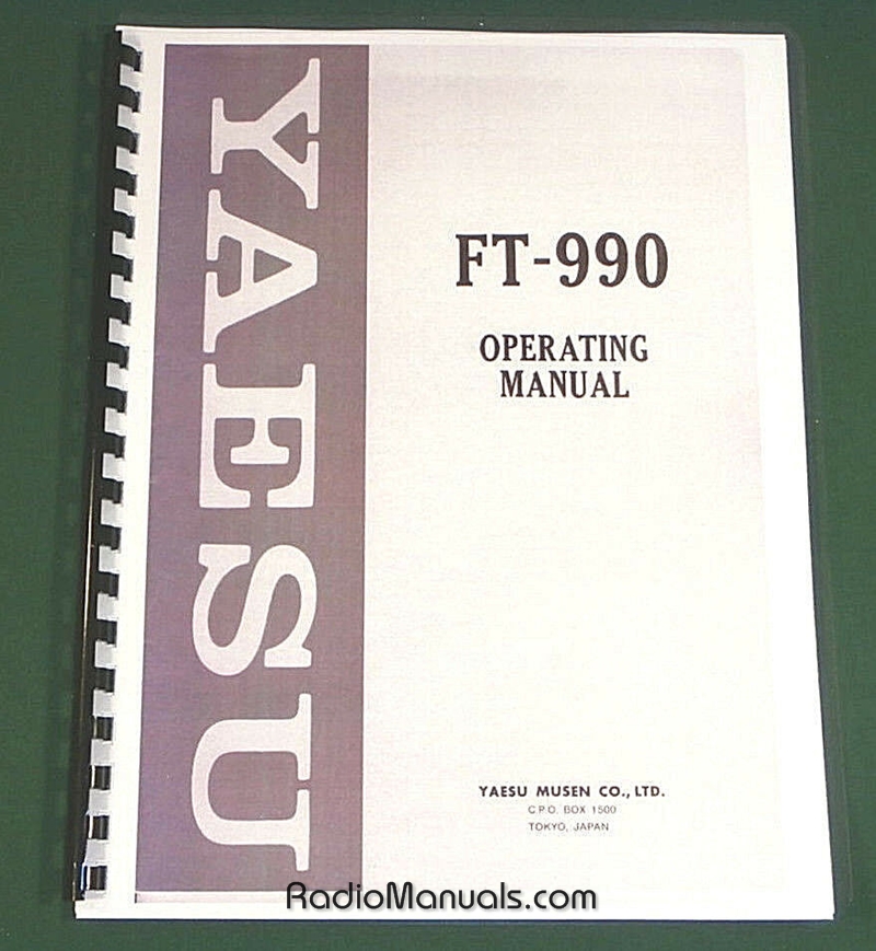 Yaesu FT-990 Instruction Manual - Click Image to Close